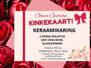 KINKEKAART - KERAAMIKARING