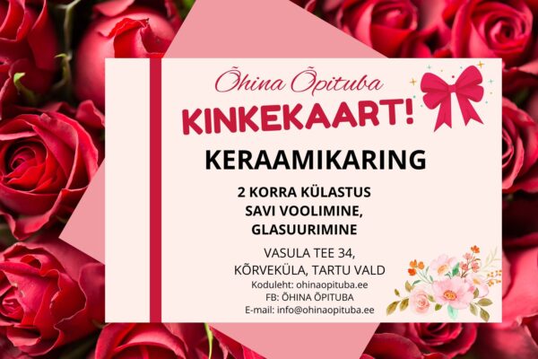 KINKEKAART - KERAAMIKARING